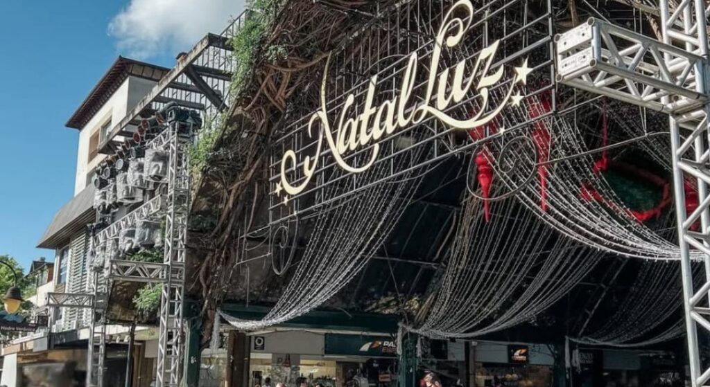 Rua Coberta, do Natal Luz 2025.