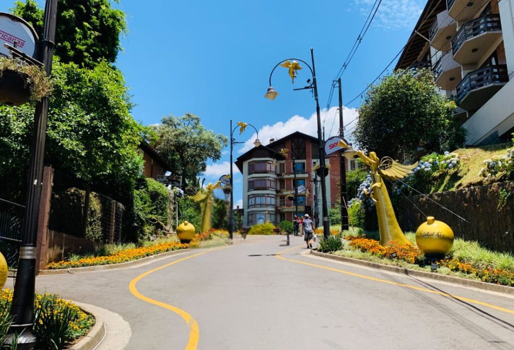 Rua Torta de Gramado.